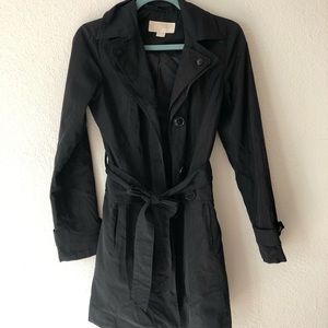 Michael by Michael Kors • Black Trench Coat • XS